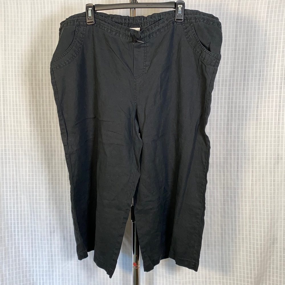 ⭐️Merona Linen Capri Drawstring Pants Women’s Plus